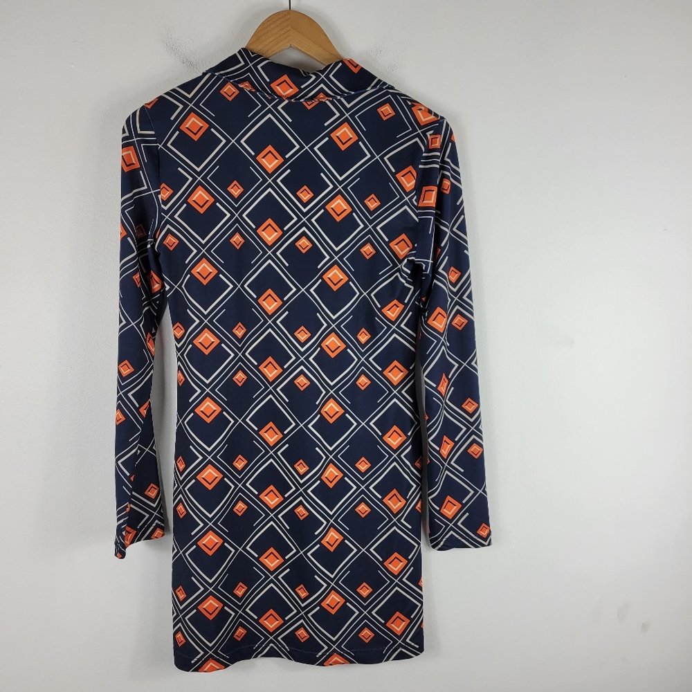 Zara Diamond Print Matching Set Pull On High Waist Flare Tunic Top Two Piece - Picture 10 of 16